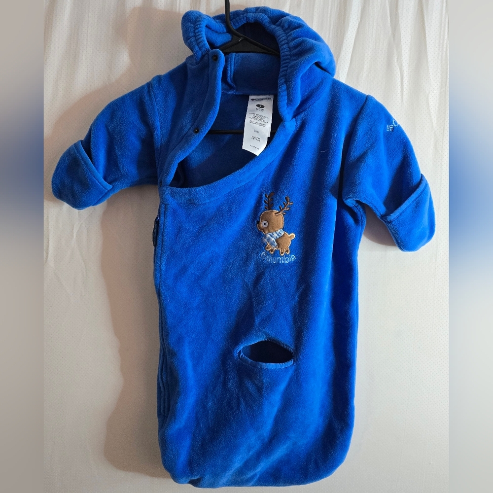 Columbia baby sleep sack pajamas with hat